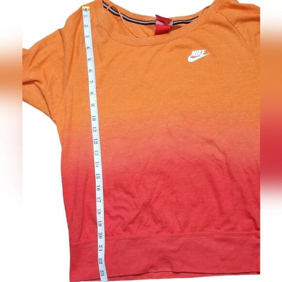 Nike Orange Ombrie Light Weight Sweatshirt - Picture 4 of 6